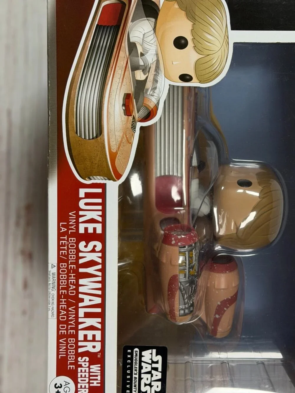 Funko Pop! Star Wars Luke Skywalker with Speeder #175 Smuggler’s Bounty Exclusiv - Picture 7 of 7